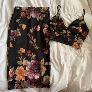 Floral two-piece set